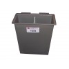 15DTB Tool Tray with Divider, 19 x 7 x 24", Outside Mount, Gray 