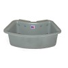 1TB-RA Tool Tray, Curved, 19 x 8 x 8", Outside Mount, Gray