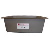 2TB Tool Tray Double Wide, 20 x 14 x 8", Outside Mount, Gray