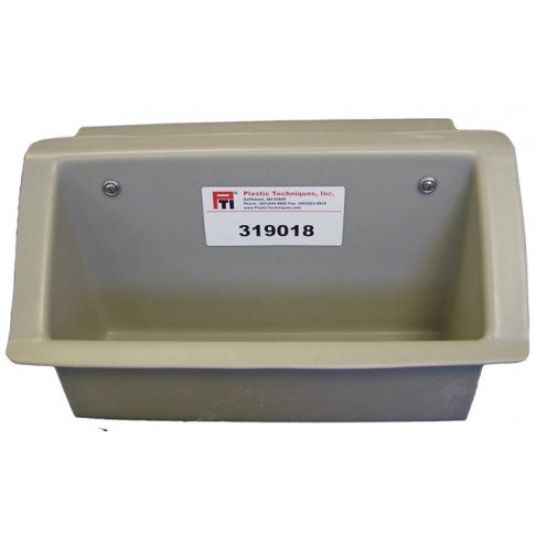 Tool Tray, Copolymer, 25 x 5 x 5, Outside, Gray