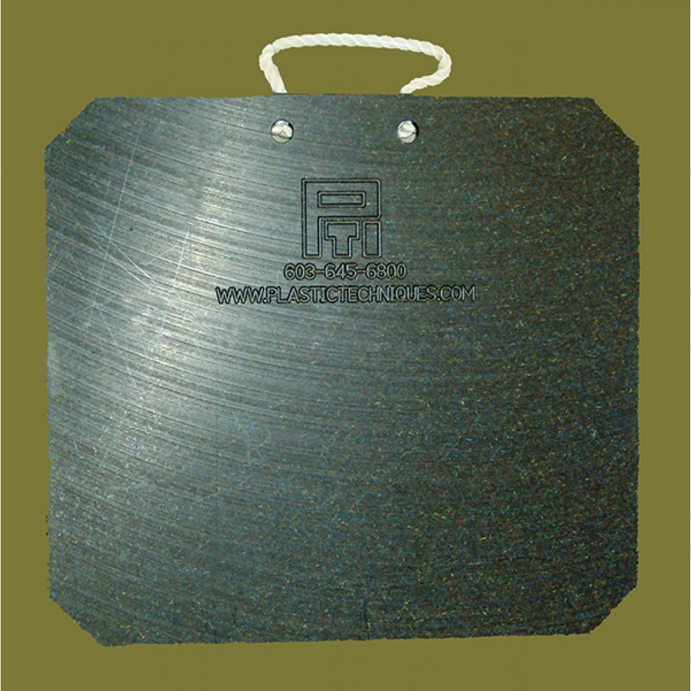 Safety Textured Surface Outrigger Pad 4 x 4 Ft x 1 Inch