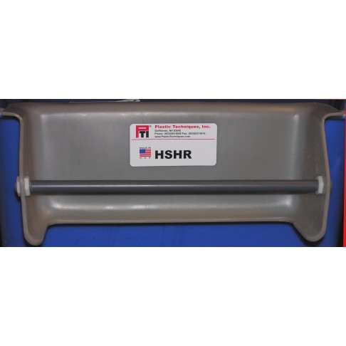 HSHR Hot Stick Hanging Rail and Tool Holder, Outside Mount, Gray